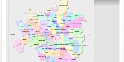 નકશો મિલાન જિલ્લાઓ